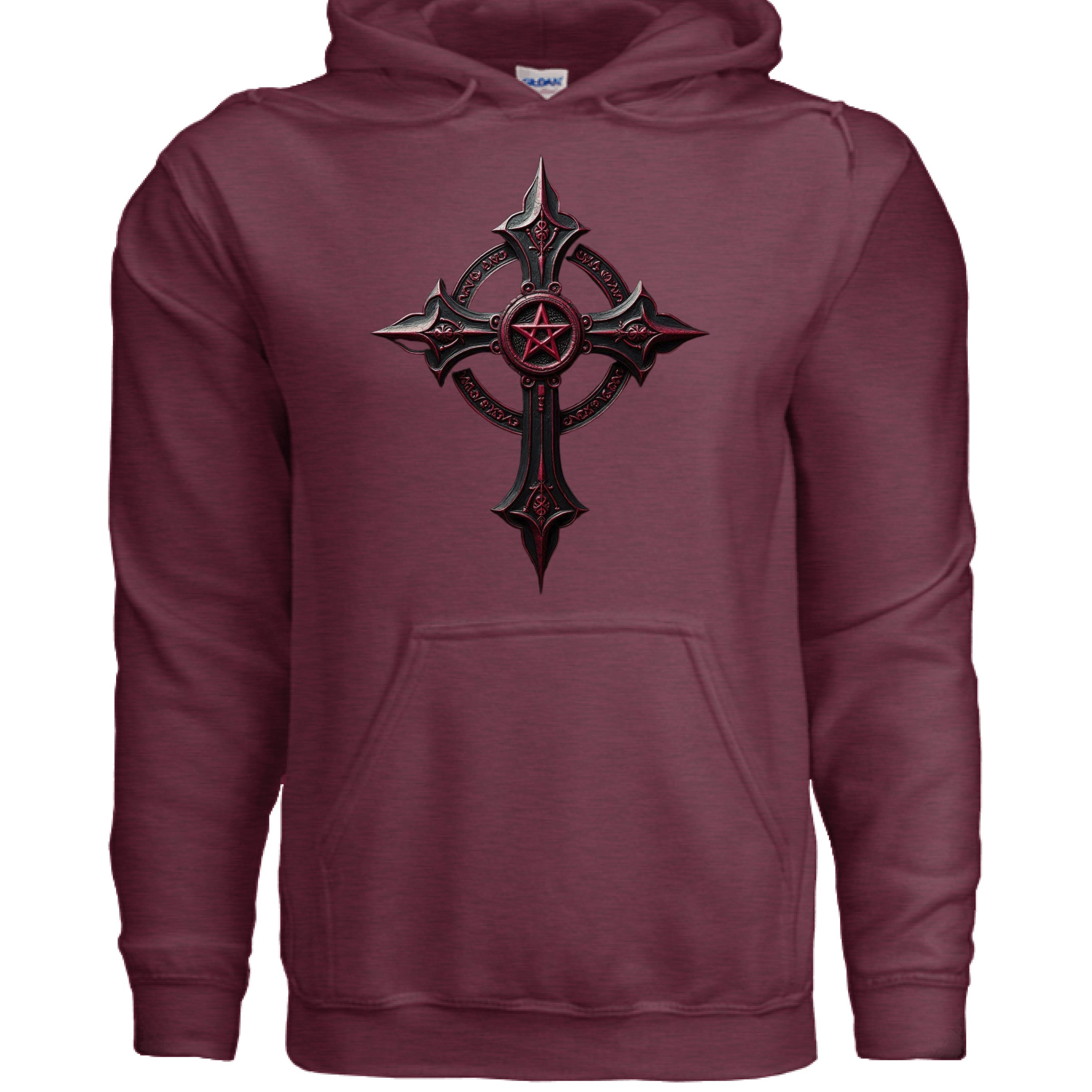 Heather Sport Dark Maroon - FRONT